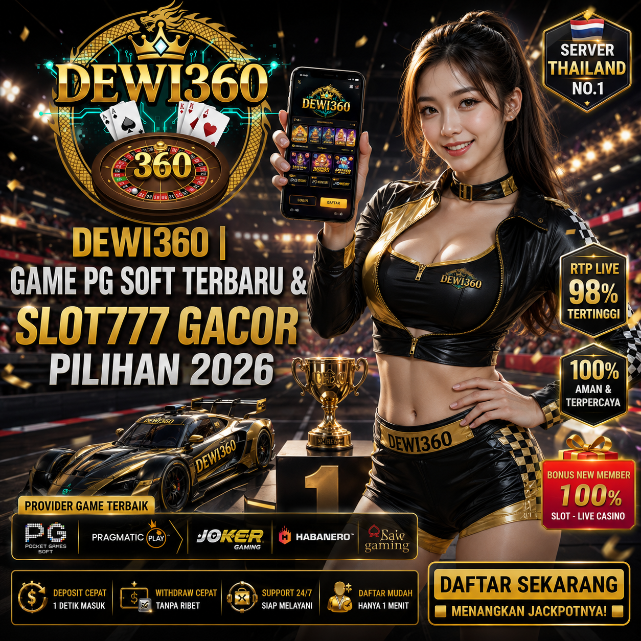 DEWI360 | Game PG Soft Terbaru & Slot777 Gacor Pilihan 2026